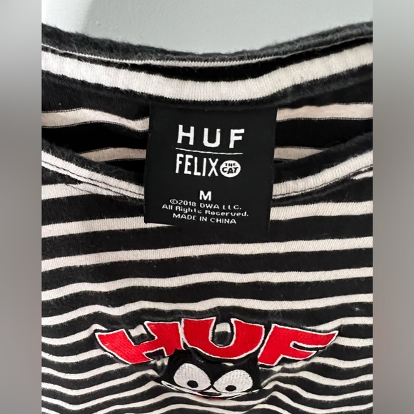 Men’s HUF x Felix the Cat T-Shirt - Size MEDIUM - Picture 2 of 5